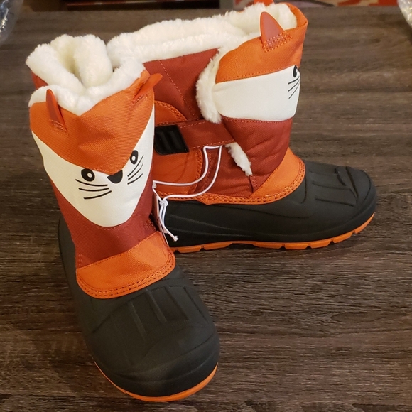 NEW! Huxley Fox Cat & Jack Winter snow Boots - Picture 2 of 3